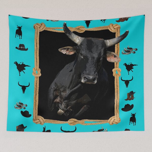 Item preview, BULL AT A GATE, RODEO QUOTES designed and sold by Barbara Jean Photo Art And Design.