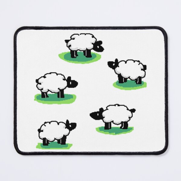 Item preview, Counting Sheep Cute Fluffy Lamb Flock Art designed and sold by Aryvisual.