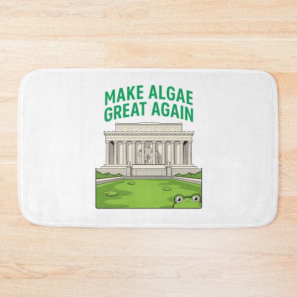 Item preview, Funny Make Algae Great Again Lincoln Reflecting Pool Frog designed and sold by thomas-frame.
