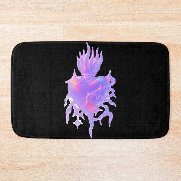 Item preview, Holographic Iridescent Chrome Sacred Heart Vaporwave designed and sold by Ideniquo.
