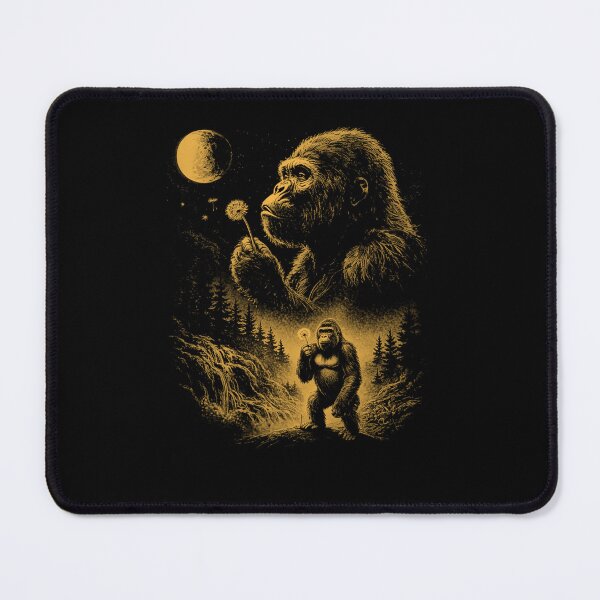 Item preview, Bigfoot Blowing Dandelion Funny Bigfoot Blowing Wishes  designed and sold by Hedoraxe.