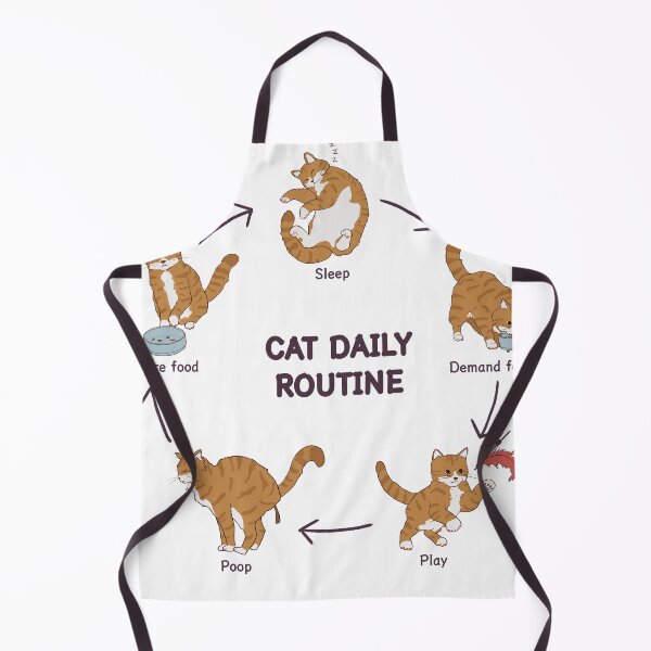 Item preview, Cat Daily Routine designed and sold by Amberein.