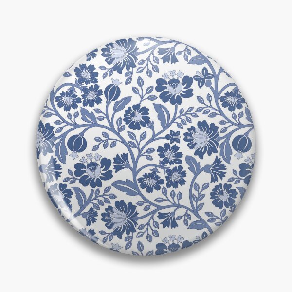 Item preview, flower blue pattern designed and sold by pksart1.