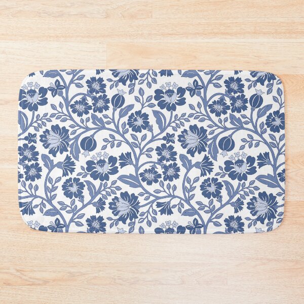 Item preview, flower blue pattern designed and sold by pksart1.