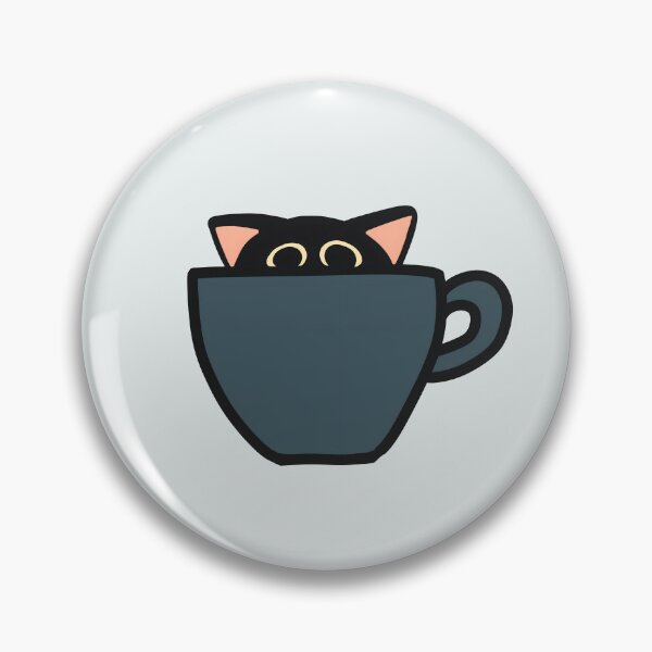 Item preview, Liquid Black Cat in Cup designed and sold by Deep Descent.