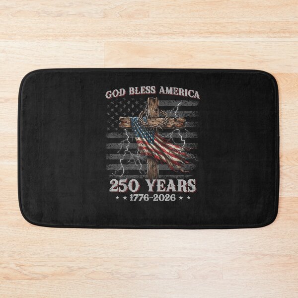Item preview, God Bless America Christian Cross Flag 250 Years 1776 2026_3 designed and sold by FrankIsabel.
