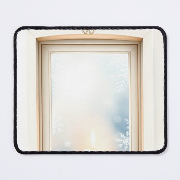 Item preview, Cozy Winter Window Candle Illustration designed and sold by Vida e Arte.