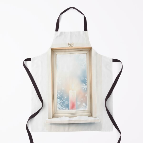Item preview, Cozy Winter Window Candle Illustration designed and sold by Vida e Arte.