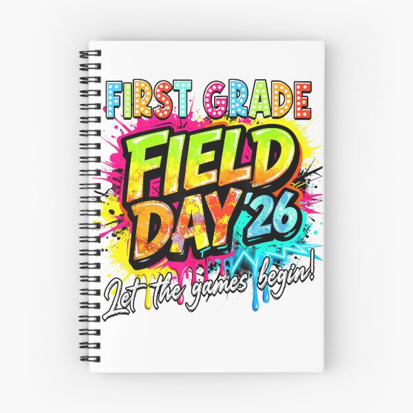 Item preview, Let The Games Begin First Grade Field Day 2026 Teacher Kid T-Shirt designed and sold by Badriiiii.