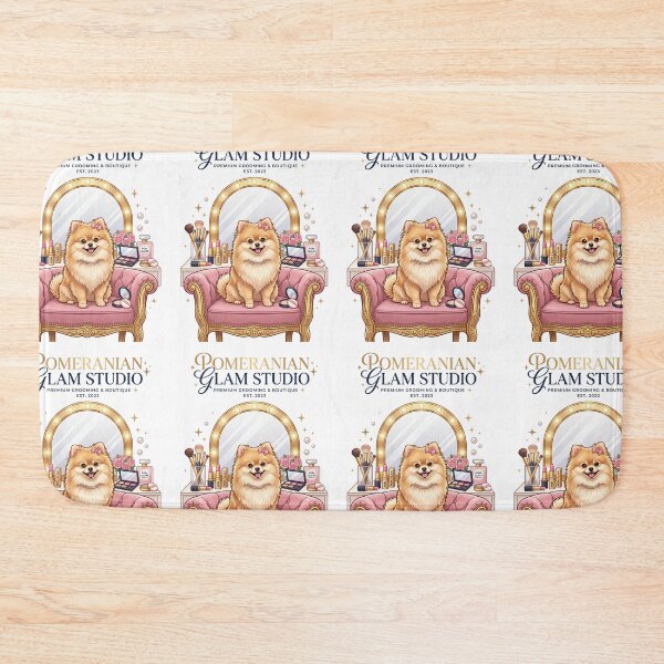 Item preview, Pomeranian Glam Studio Makeup Artist Vanity Beauty designed and sold by PictoVibe.