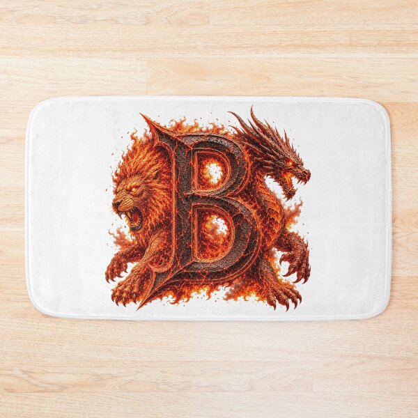 Item preview, Emberborn Zodiac Letter B designed and sold by BlissBlvdShop.