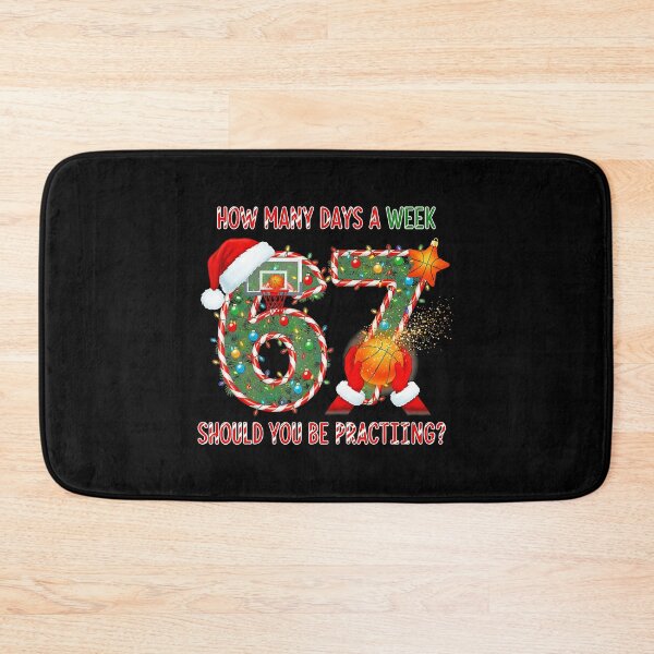 Item preview, Funny Basketball Practice Meme with Festive Christmas Number Joke designed and sold by allistermariam.