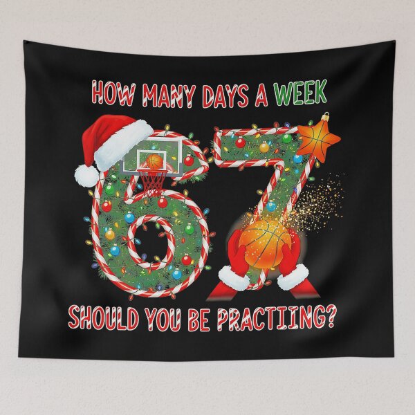 Item preview, Funny Basketball Practice Meme with Festive Christmas Number Joke designed and sold by allistermariam.