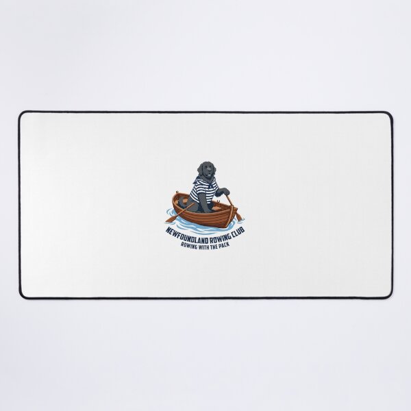 Item preview, Newfoundland Rowing Club Kayak Sailor Boat Dog designed and sold by PictoVibe.