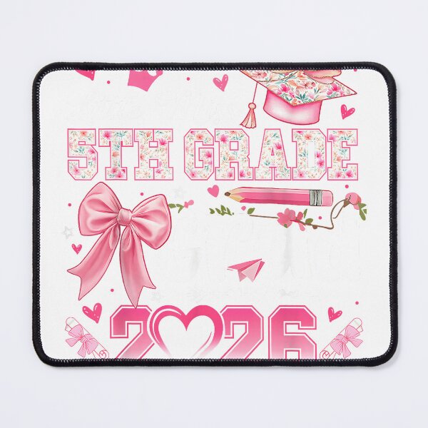 Item preview, Little Miss 5th Grade Grad 2026 Girls Kids Graduation T-Shirt designed and sold by gidget-gadget.