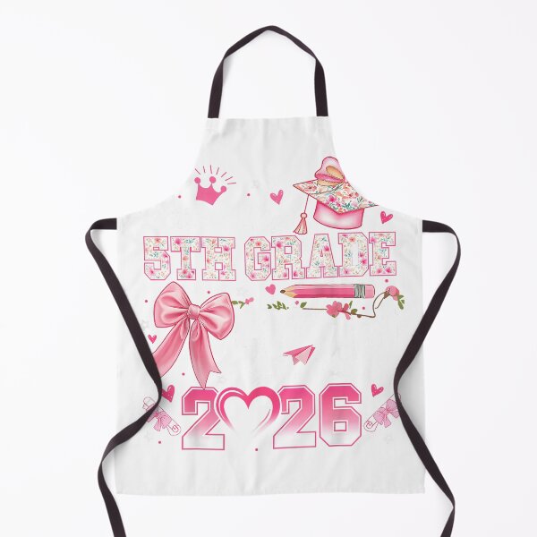 Item preview, Little Miss 5th Grade Grad 2026 Girls Kids Graduation T-Shirt designed and sold by gidget-gadget.