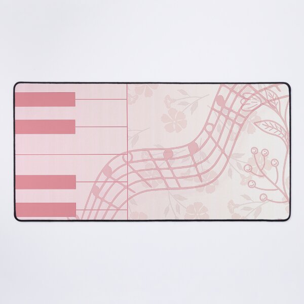Item preview, muted pink piano vintage style pattern designed and sold by meuliasshop.