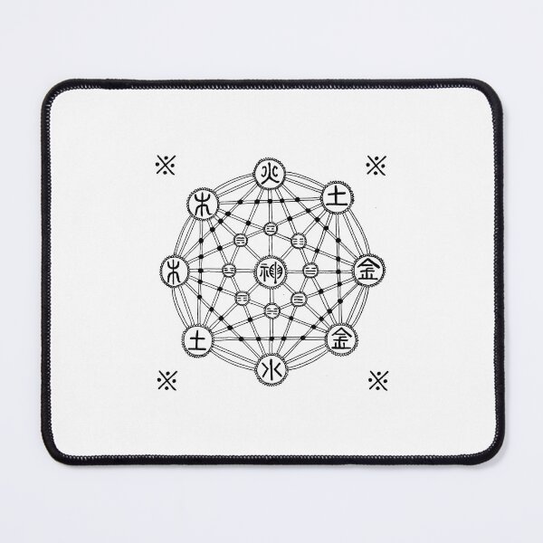 Item preview, Sacred Bagua Grid | Taoist Feng Shui Symbol Sacred Geometry designed and sold by Mystic & Celestial Art.