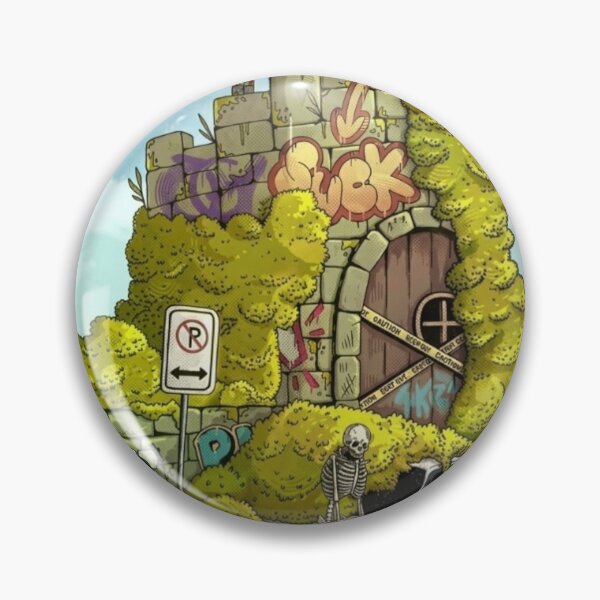 Item preview, Hobbit House Hill With Vintage Car designed and sold by ARTWORKPIXELS.
