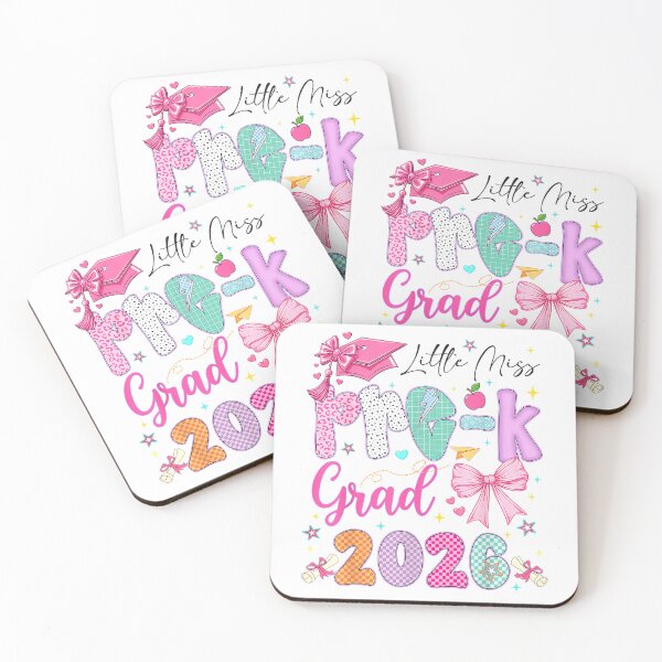Item preview, Little Miss Pre-K Grad 2026 Preschool Graduation Bow Girls T-Shirt designed and sold by Voila-creative.