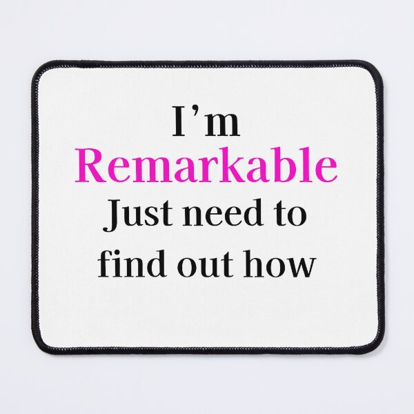 Item preview, Remarkable designed and sold by The WordCatcher Street.
