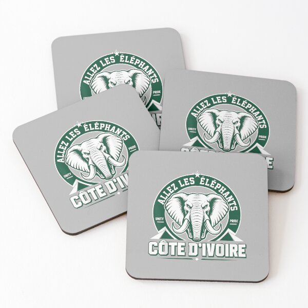Item preview, Ivory Coast Pride Cote D'Ivoire Heritage Elephant Flag_2 designed and sold by ArleneRowe.