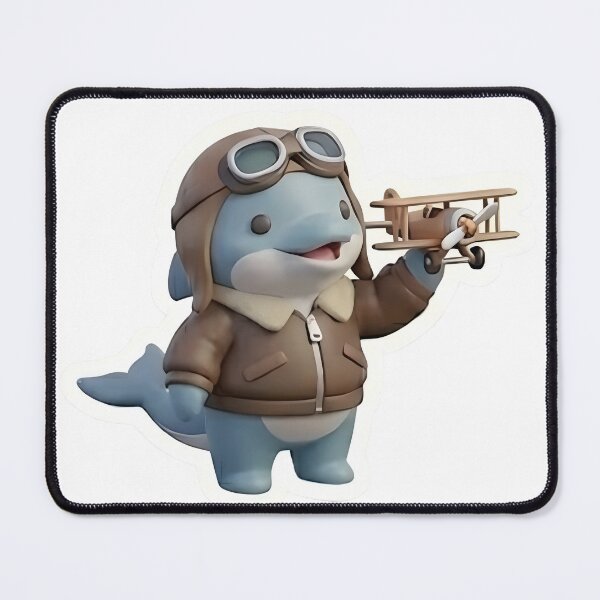 Item preview, dolphin plane pilot designed and sold by ricardshop.