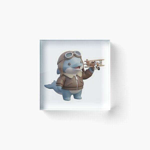Item preview, dolphin plane pilot designed and sold by ricardshop.