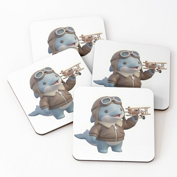 Item preview, dolphin plane pilot designed and sold by ricardshop.