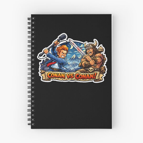 Item preview, Late Night Host vs Barbarian Warrior – Funny Fantasy Battle Design designed and sold by extrisiceye.