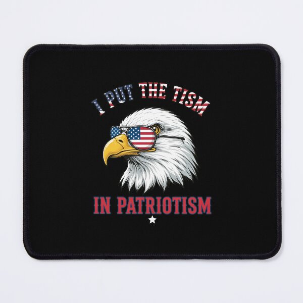 Item preview, I Put The Tism in Patriotism Athletic Eagle Funny 250 Years designed and sold by gre-good-sweet.