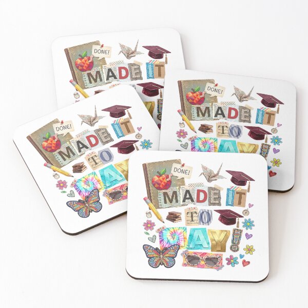 Item preview, Made It to May Student Last Day of School Boys Girls Quote T-Shirt designed and sold by DArtfulStudio.
