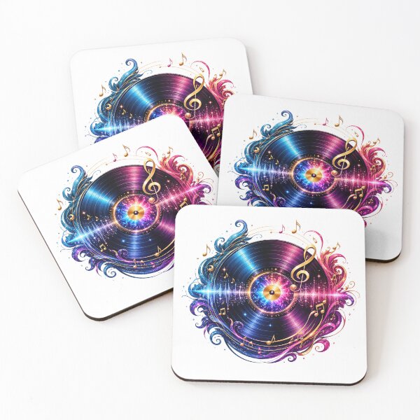 Item preview, Cosmic Vinyl Soundwave designed and sold by syotos-ai.