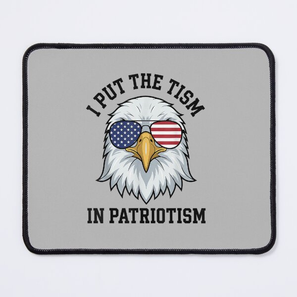 Item preview, I Put The Tism in Patriotism Retro Eagle USA Flag 4th July designed and sold by FrankIsabel.