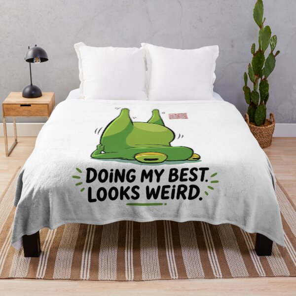 Item preview, Doing My Best Looks Weird Funny Frog designed and sold by Digistore1221.