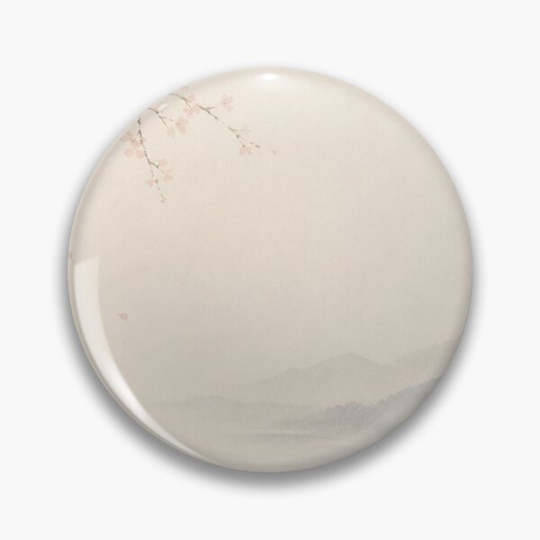 Item preview, Empty Bench in Spring | Japandi Sakura Wall Art designed and sold by SereniBloom.
