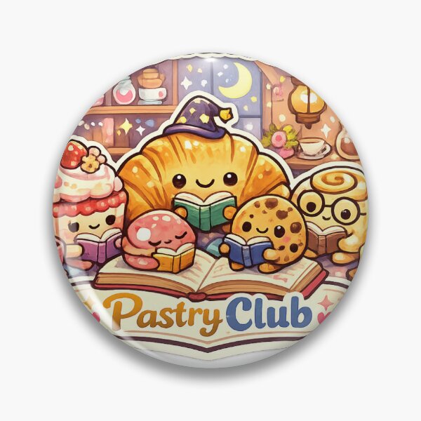 Item preview, Fantasy Book Bakery Sticker Kawaii Book Lover Aesthetic for Readers & Foodies designed and sold by CutePrintCorner.