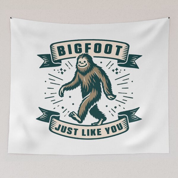 Item preview, Bigfoot Just Like You - Funny Cryptid Humor designed and sold by Scaryzz.