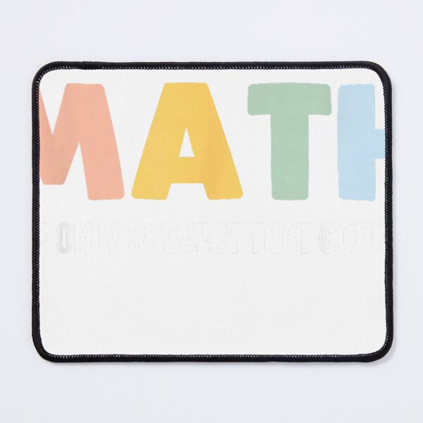 Item preview, Math The Only Subject That Counts - Funny Math Teacher T-Shirt designed and sold by Ascendly.