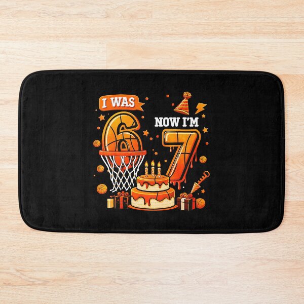 Item preview, Basketball 7th Birthday Design From Six to Seven Celebration designed and sold by allistermariam.