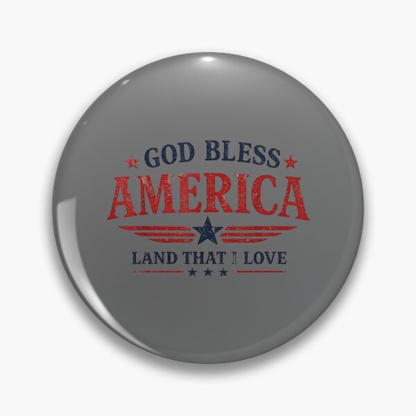 Item preview, God Bless America Land that I Love USA Christian 4th of July designed and sold by KristineLi.