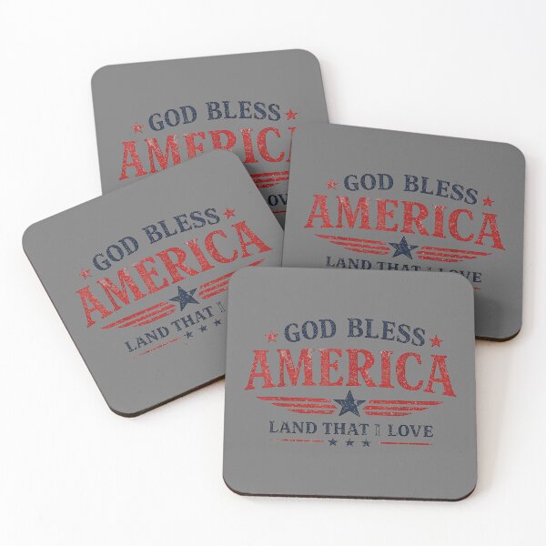 Item preview, God Bless America Land that I Love USA Christian 4th of July designed and sold by KristineLi.