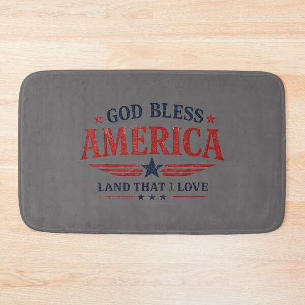 Item preview, God Bless America Land that I Love USA Christian 4th of July designed and sold by KristineLi.