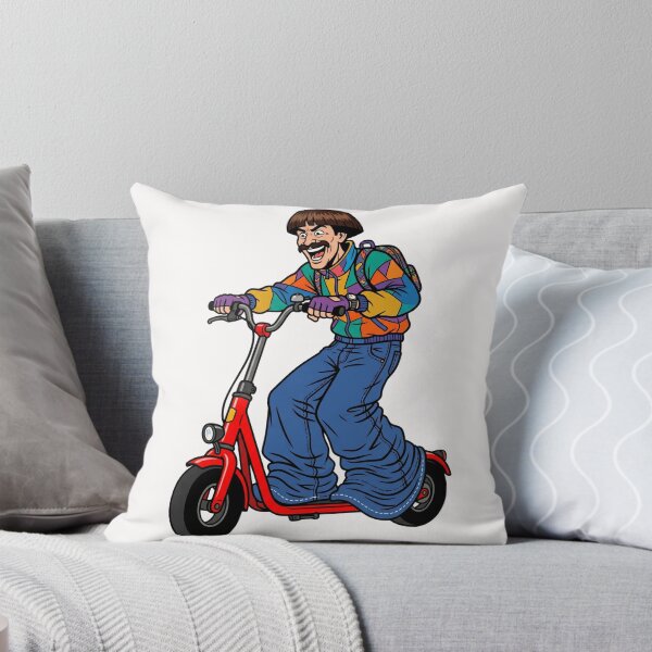 Item preview, Retro Red Scooter Bowl Cut Musician designed and sold by Tel A Pet.