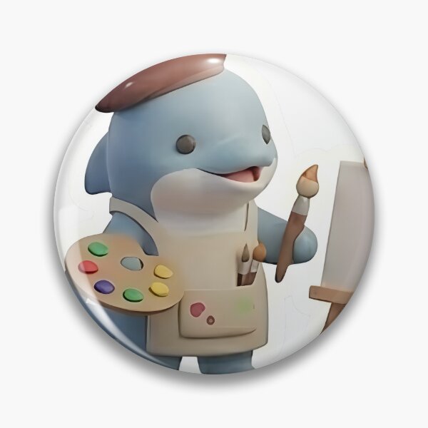 Item preview, dolphin painting designed and sold by ricardshop.