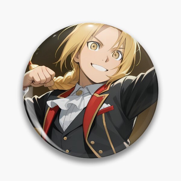 Item preview, Edward Elric Fullmetal Alchemist Red Plaid Power Pose designed and sold by GABRIELMURPHY.