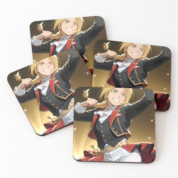 Item preview, Edward Elric Fullmetal Alchemist Red Plaid Power Pose designed and sold by GABRIELMURPHY.