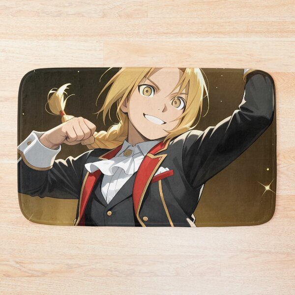 Item preview, Edward Elric Fullmetal Alchemist Red Plaid Power Pose designed and sold by GABRIELMURPHY.