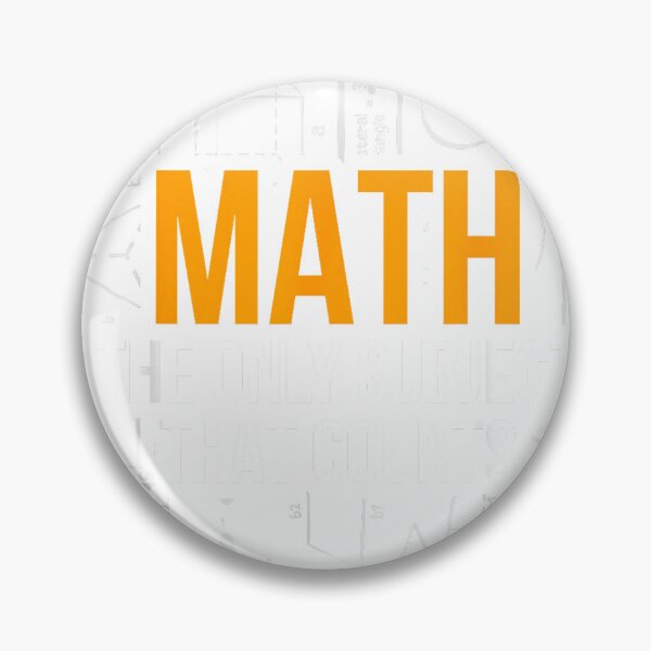 Item preview, Math The Only Subject That Counts Math Teacher Science Math T-Shirt designed and sold by gidget-gadget.