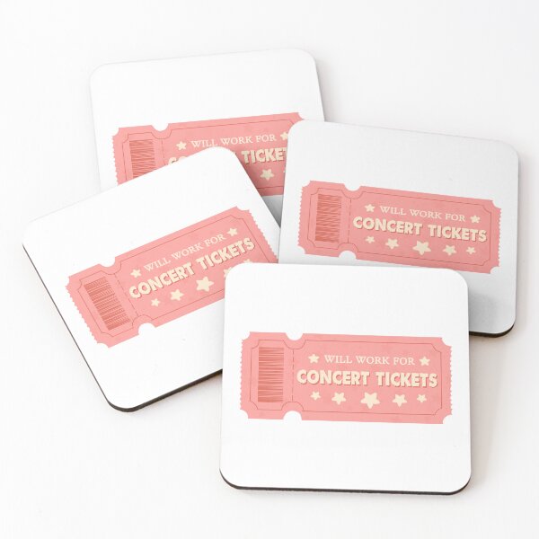 Item preview, Will Work For Concert TIckets designed and sold by Amberein.